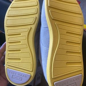 Gray & 6”yellow Cole Haan shoes size 5 boys/men